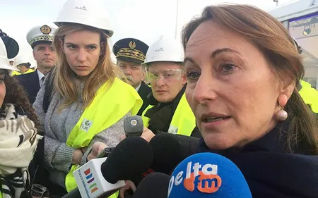 Ségoléne Royal a inauguré la plateforme BioTfuel de Mardyck cet...