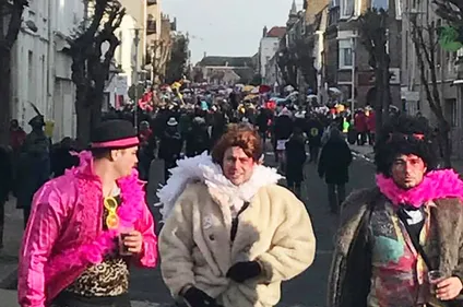 Malgré le mauvais temps, la bande de Malo a attiré de nombreux...