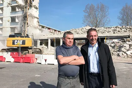 La barre Boieldieu s’écroule pour ouvrir le quartier du Triennal