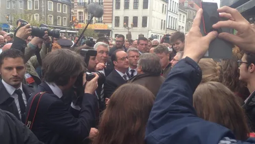 Visite de François Hollande à Boulogne et Outreau : l'album photos