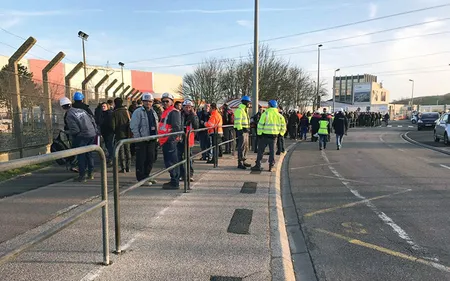 Mouvement de grève ce matin à la centrale nucléaire de Gravelines