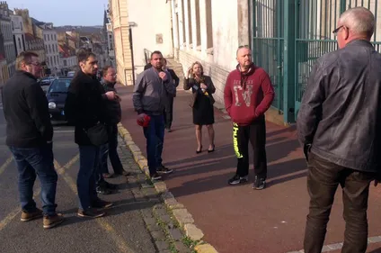 Les salariés de Tim ont tenté d’interpeller François Hollande à...