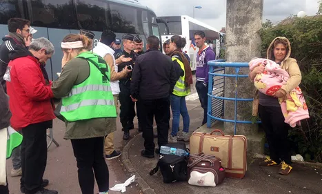 1 061 migrants ont quitté Grande-Synthe, fin de l'opération de mise...