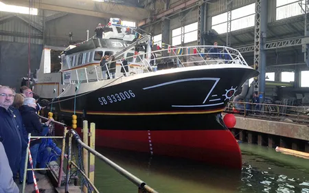 Deux nouveaux chalutiers sortent des chantiers navals boulonnais