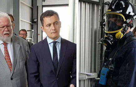 Première visite de terrain pour le Gérald Darmanin