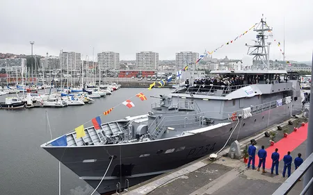 Le savoir-faire boulonnais s’exporte grâce au bateau de guerre la...