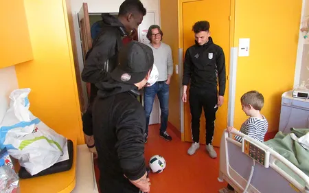 Les joueurs de Dunkerque ont joué au docteur au CHD