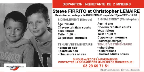 Les deux demi-frères retrouvés à Dunkerque