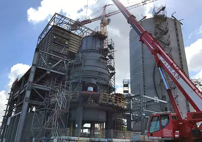 Une poudre blanche transformée en ciment écolo à Dunkerque
