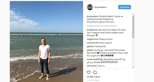 Bryan Adams de passage à Dunkerque !