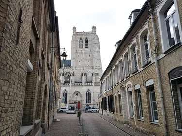 Saint-Omer : les pompiers en intervention à la cathédrale