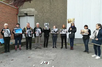 A Zegerscappel, un rassemblement a eu lieu toute la soirée devant...