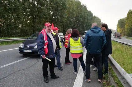 Dans le Dunkerquois, la manifestation des routiers n’a pas eu...