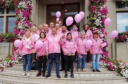 Des ballons roses sur les voitures du Portel !