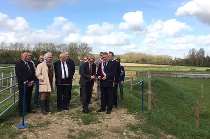 Le 2ème champ d’inondation contrôlée inauguré à Fauquembergues