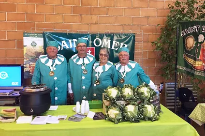 Concours de potage à Saint Omer avec la confrérie du chou-fleur