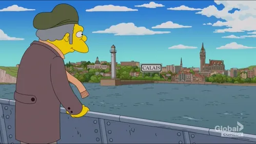 Calais dans le dernier épisode des Simpson !