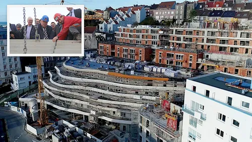 Le gros œuvre des Terrasses de la Falaise touche à sa fin