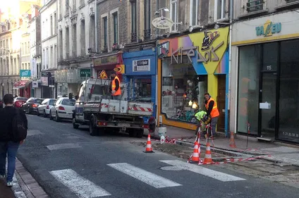 La rue Faidherbe en travaux : pour les commerçants, c’est "un mal...