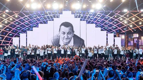 Hommage à Johnny par les enfoirés