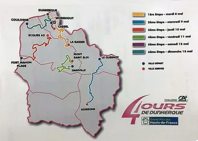 Le parcours des 4 Jours de Dunkerque a été dévoilé