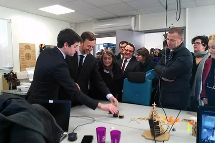 Julien Denormandie dans l’Audomarois pour parler de la fibre optique