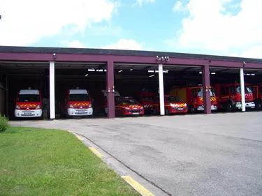 La caserne de pompiers de Gravelines en plein mouvement de...