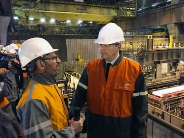 Bruno Lemaire vient rassurer les salariés d’Arcelor