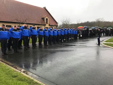 Les gendarmes du Dunkerquois ont rendu un vibrant hommage à leur héros