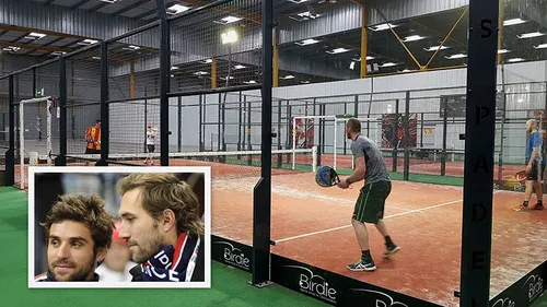 Arnaud Clément et Arnaud Di Pasquale au tournoi de padel du Fox’s...