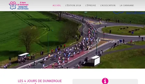 Un site tout nouveau tout beau pour les 4 Jours de Dunkerque