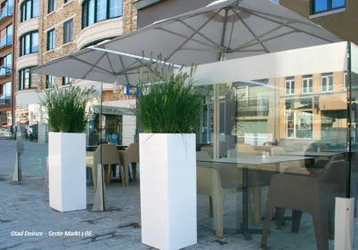 L’embellissement du centre-ville passe aussi par les terrasses des...