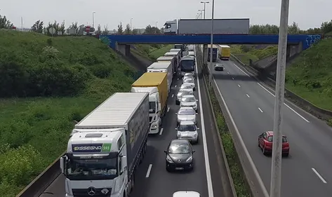 Circulation très compliquée sur l'A16