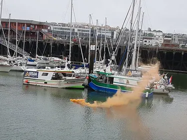 Les pêcheurs artisans disent "stop à la pêche électrique en Europe"