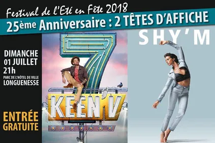 Longuenesse va accueillir Shy’m et Keen’V pour l’Eté en Fête