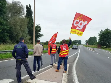 Une soixantaine d’agents Enedis mobilisés à Holque