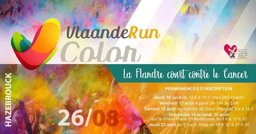 Courez dans la joie et la poussière dimanche avec la VlaandeRun’Color