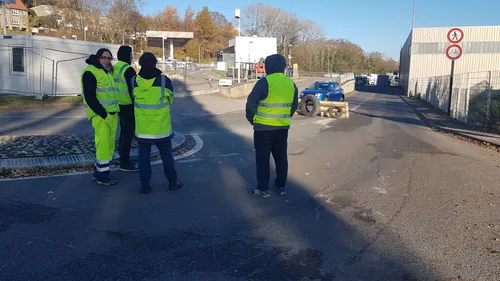 Blocage de Capécure par les gilets jaunes