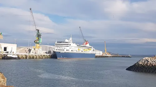 Une croisière britannique sur la 1ère guerre mondiale en escale...
