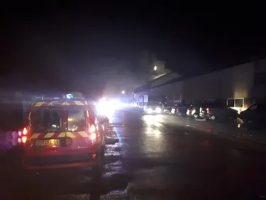 Spectaculaire incendie chez Decock