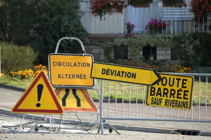 La rocade portuaire de Calais en travaux, ralentissements annoncés 
