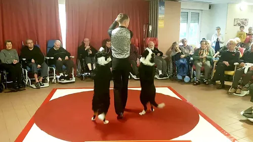Du cirque pour les résidents de la maison de retraite Jean-François...