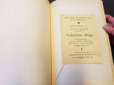 Le Quadrant a acquis un registre manuscrit de Valentine Hugo