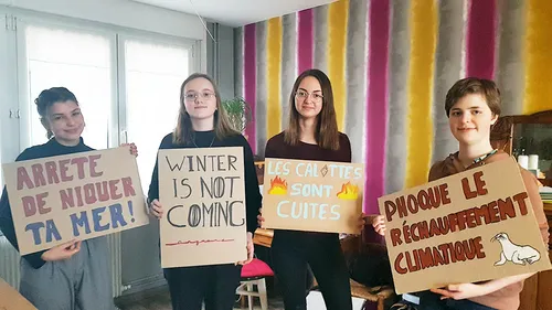 Les jeunes se mobilisent pour le climat