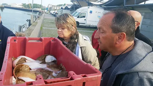 La présidente de la commission pêche au parlement européen en...