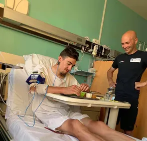 Alexys Brunel victime d'un accident de la route