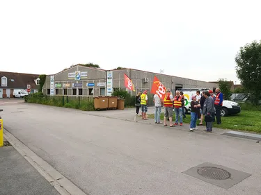 Nouvelle manifestation devant Chauffage Services