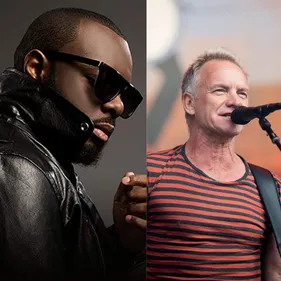 Gims en tournage avec Sting dans le métro à Lyon