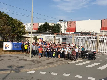 Deuxième jour de grève à la centrale nucléaire