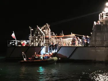 Nouveau sauvetage de migrants au large !